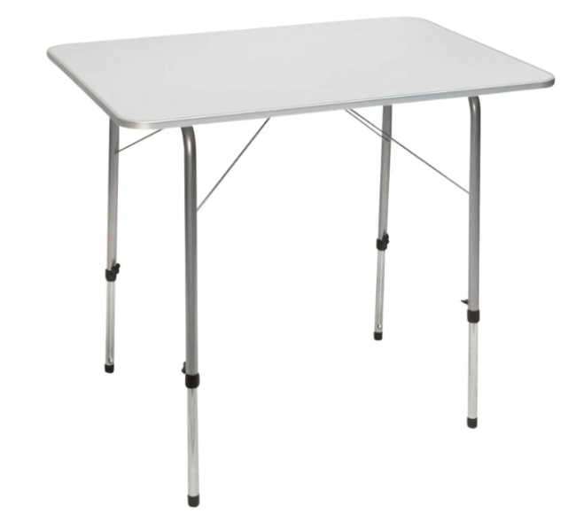 Стол Bo-Camp Adjustable Height 80x60 cm Grey (1405505) Стол Bo-Camp Adjustable Height 80x60 cm Grey (1405505)