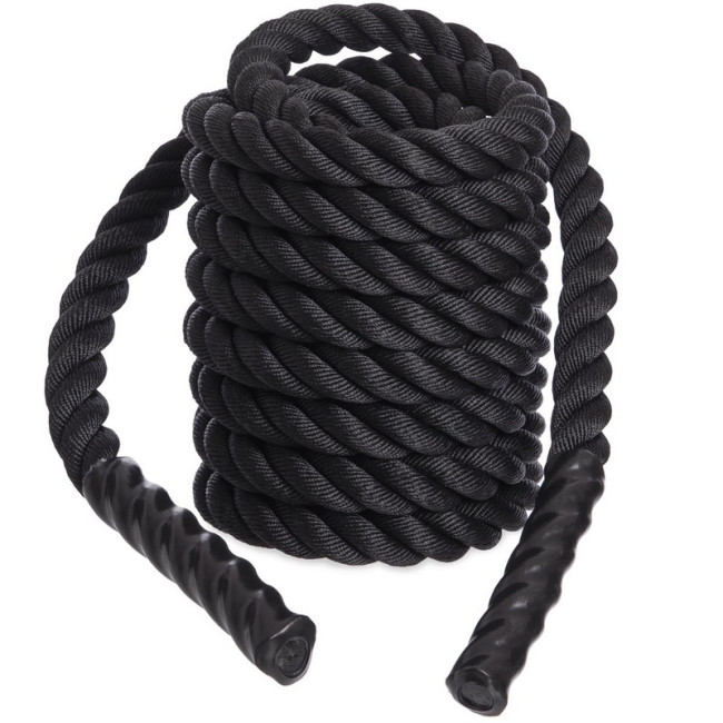 Кросфіт канат Combat Battle Rope FI-5311-9 9м чорний