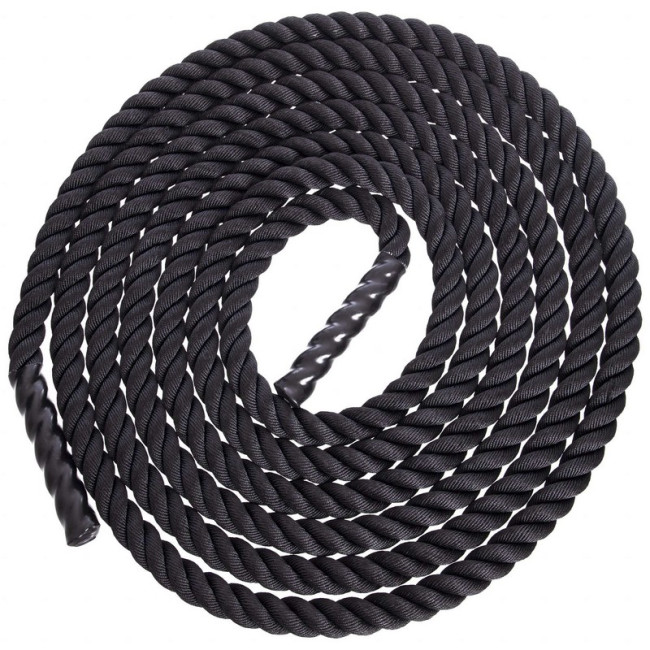 Кросфіт канат Combat Battle Rope FI-5311-9 9м чорний