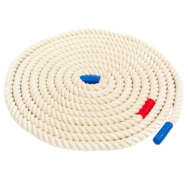 Кросфіт-канат Combat Battle Rope R-4053 10м білий Кросфіт-канат Combat Battle Rope R-4053 10м білий