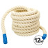 Канат для кросфіт тренувань Combat Battle Rope R-6227-12 12м білий