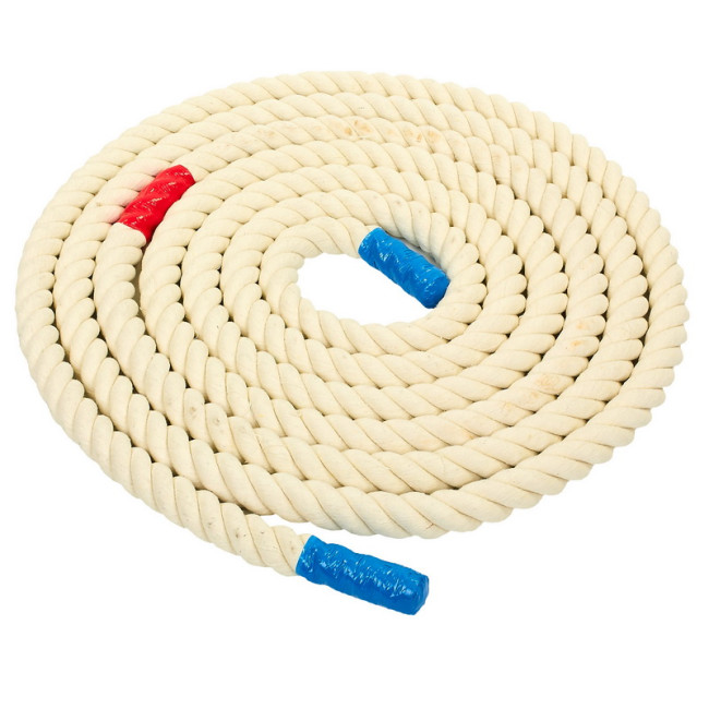 Канат для кросфіт тренувань Combat Battle Rope R-6227-12 12м білий