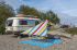 Тент High Peak Bent Caribbean Canvas AO Stripe Lime Punch 