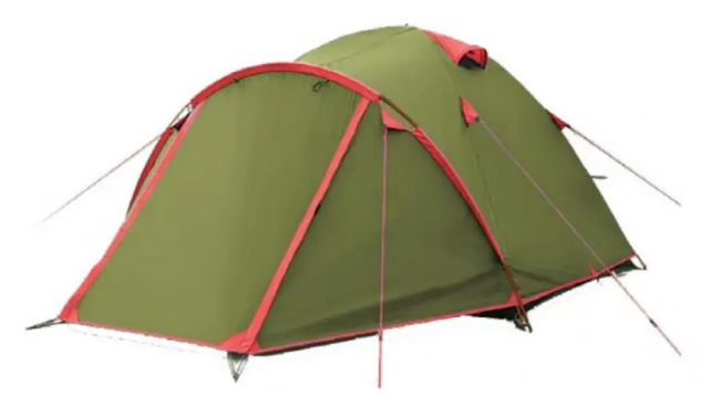 Палатка Tramp Lite Camp 4х местная, цвет олива