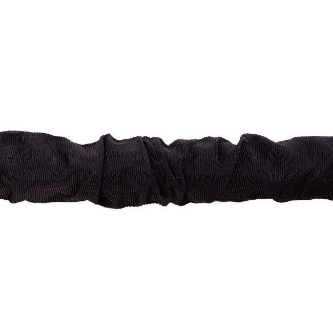 Канат для кроссфіту в захисному рукаві Battle Rope FI-5719-12 12м чорний