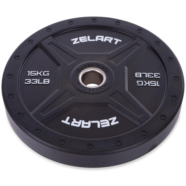 Бамперні диски гумові Bumper Plates гумові d-51мм 15 кг