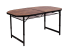 Стол Bo-Camp Woodbine Oval 150x80 cm Black/Wood look (1404230)