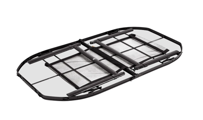 Стол Bo-Camp Woodbine Oval 150x80 cm Black/Wood look (1404230)