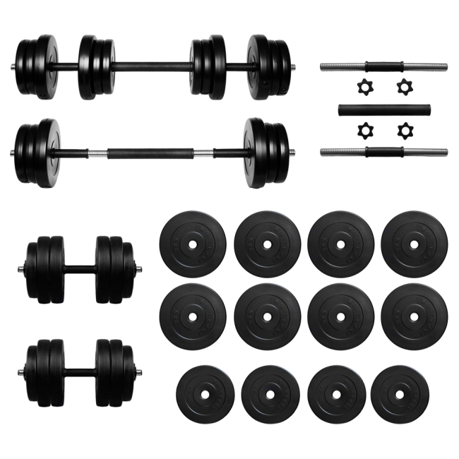 Гантели з функцией штанги 2в1 на 42 кг RN-Sport