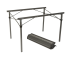 Стол Bo-Camp Laminated Solid 105x70 cm Black (1404436)