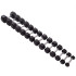Гантелі шестигранні зі стійкою ряд 1-10 кг Rubber Hexagon Dumbbell