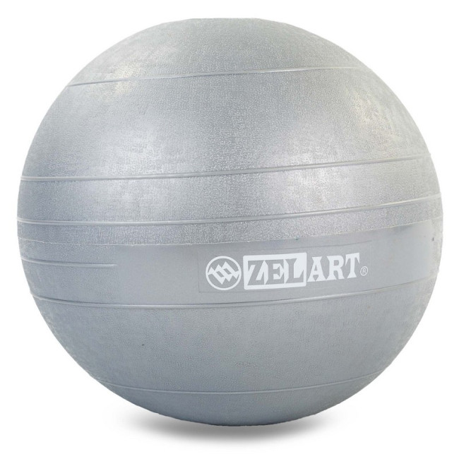Мяч слэмбол для кроссфита и тренировок Record Slam Ball FI-5165-6 6кг серый