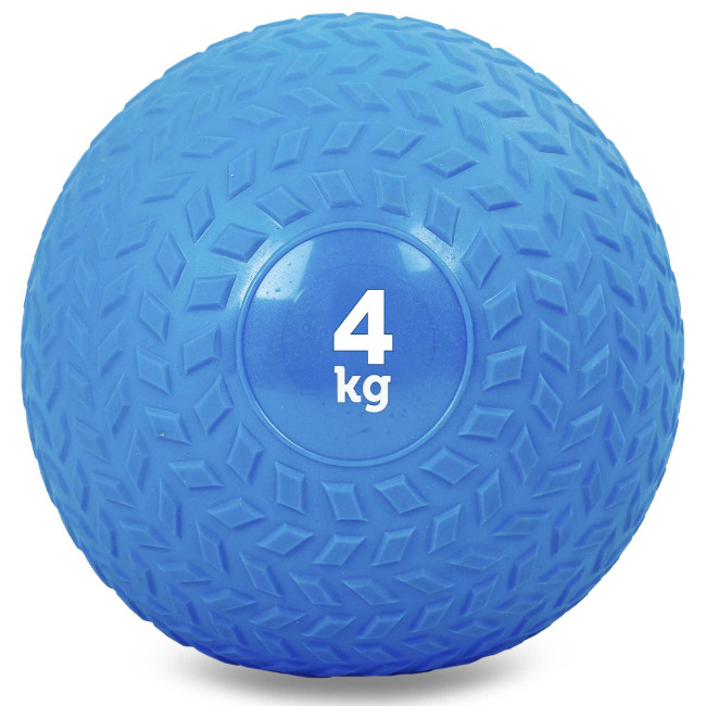 М'яч-слембол для кросфіту Record FI-5729-4 4кg синій
