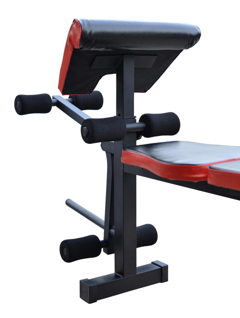 Лавка для жиму ReadMeBlack + 4 грифи, 100 кг дисків RN-Sport