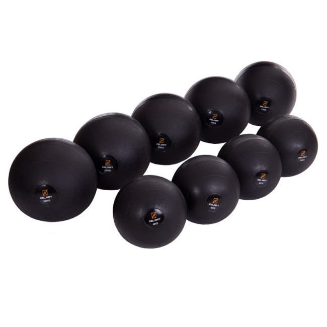 Мяч медицинский слэмбол Slam Ball FI-2672-4 4кг черный