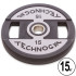 Бліни (диски) поліуретанові 2 Handle металева втулка d-51 мм TECHNOGYM TG-1837-15 15 кг чорний Бліни (диски) поліуретанові 2 Handle металева втулка d-51 мм TECHNOGYM TG-1837-15 15 кг чорний