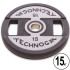 Бліни (диски) поліуретанові 2 Handle металева втулка d-51 мм TECHNOGYM TG-1837-15 15 кг чорний Бліни (диски) поліуретанові 2 Handle металева втулка d-51 мм TECHNOGYM TG-1837-15 15 кг чорний