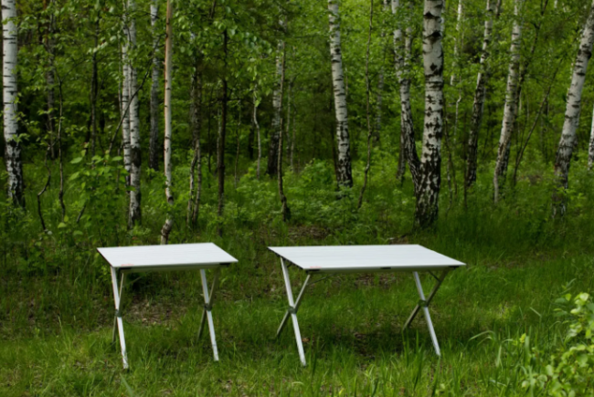 Складаний стіл з алюмінієвою стільницею Tramp Roll-120 (120x60x70 см) TRF-064