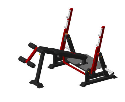 Лавка для жиму лежачи під кутом вниз RN-Sport GRAND