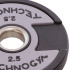 Бліни (диски) поліуретанові 2 Handle металева втулка d-51 мм TECHNOGYM TG-1837-2_5 2.5 кг чорний Бліни (диски) поліуретанові 2 Handle металева втулка d-51 мм TECHNOGYM TG-1837-2_5 2.5 кг чорний