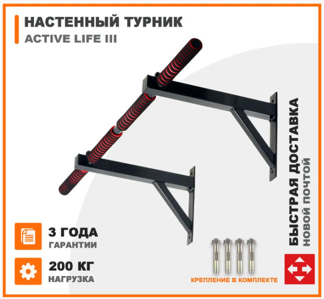 Турнік настінний Active Life III
