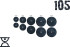 Набор блинов 105 кг (2х2.5, 2х5, 2х10, 2х15, 2х20) под гриф 25,30,50 мм