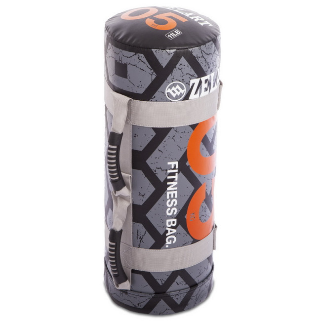 Мешок для кроссфита и фитнеса Power Bag FI-0899-5 5кг черный-оранжевый